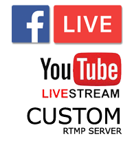 live streaming to facebook and youtube